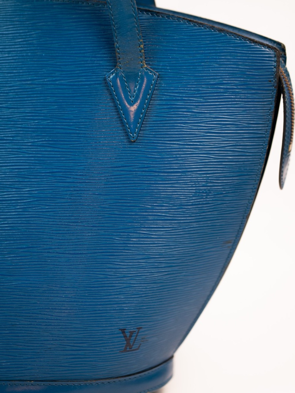 Louis Vuitton Blue Epi Leather Tote Bag - Picture 8 of 9